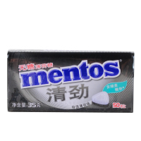 曼妥思清劲无糖薄荷糖特强薄荷味50粒35g盒压片小糖果留兰香