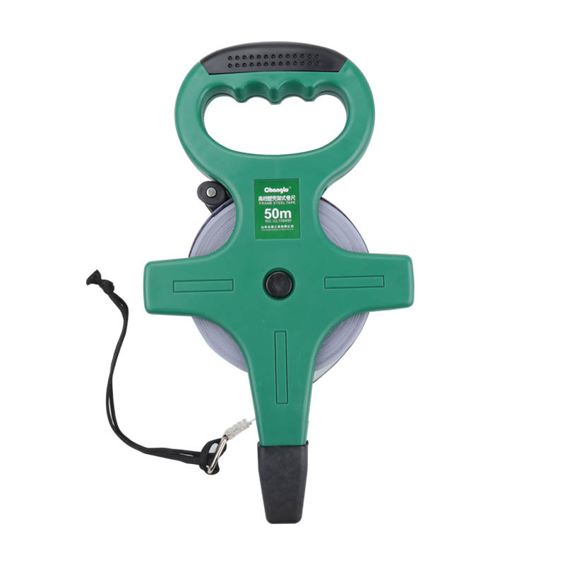 长鹿 塑壳架式卷尺 50m