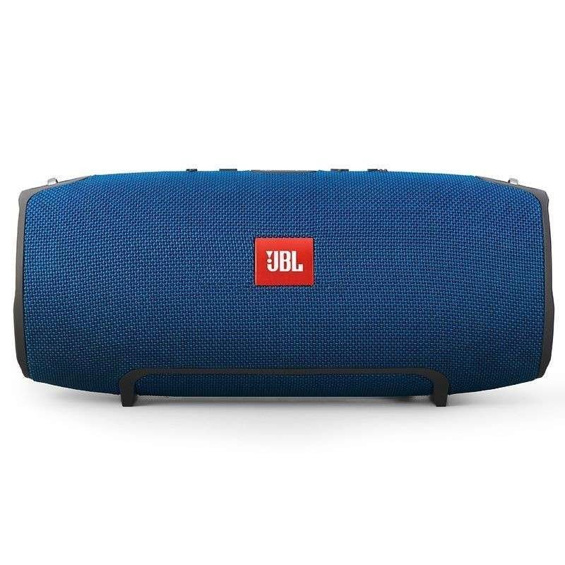 JBL Xtreme 音乐战鼓音箱 高品质立体声 双外部加强低音 防溅支持多点连接 蓝牙户外音响 (蓝色)