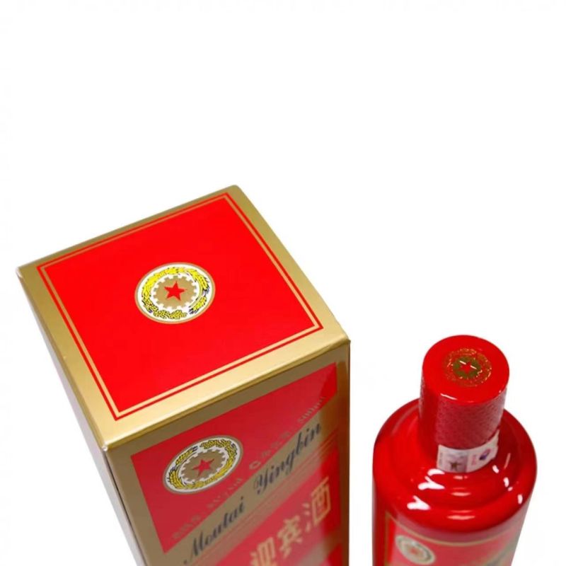 茅台中国红迎宾酒53度酱香型白酒500ml*6瓶
