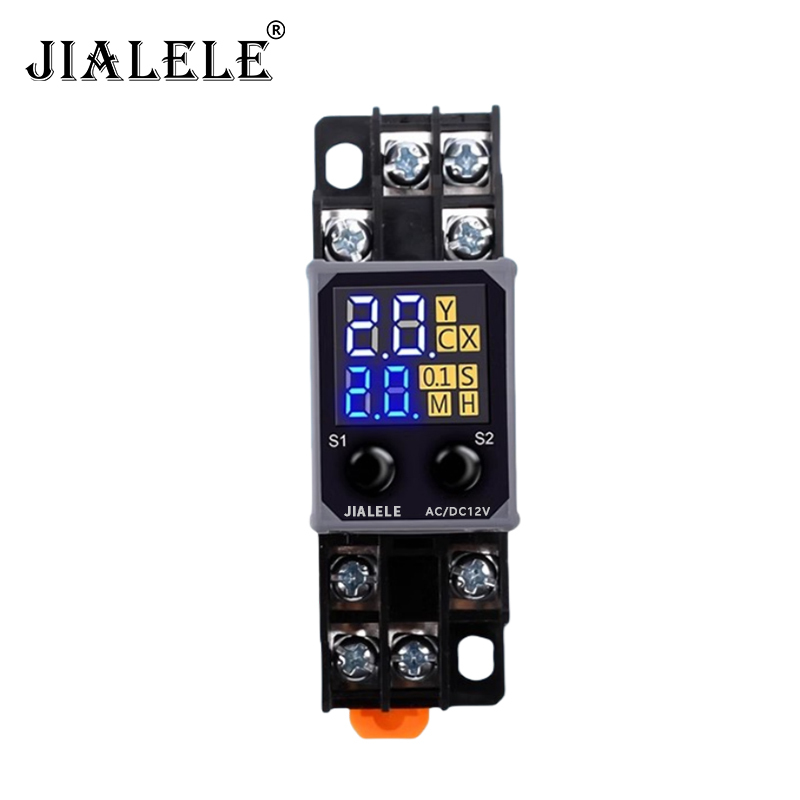 JIALELE 时间继电器 交流通用AC/DC12V/个高清大图