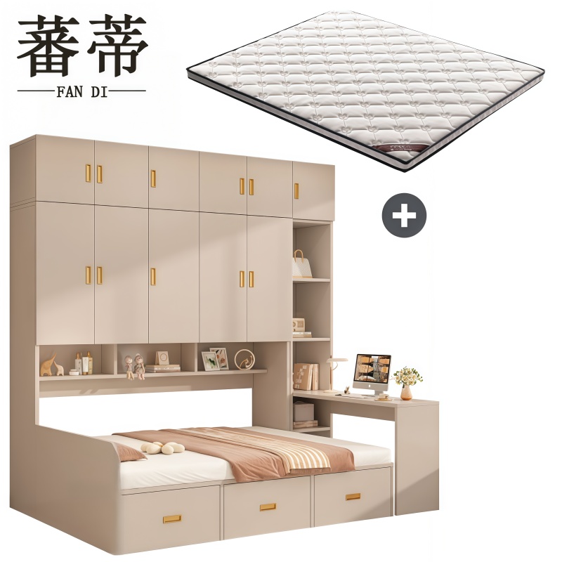 实木板床高清大图