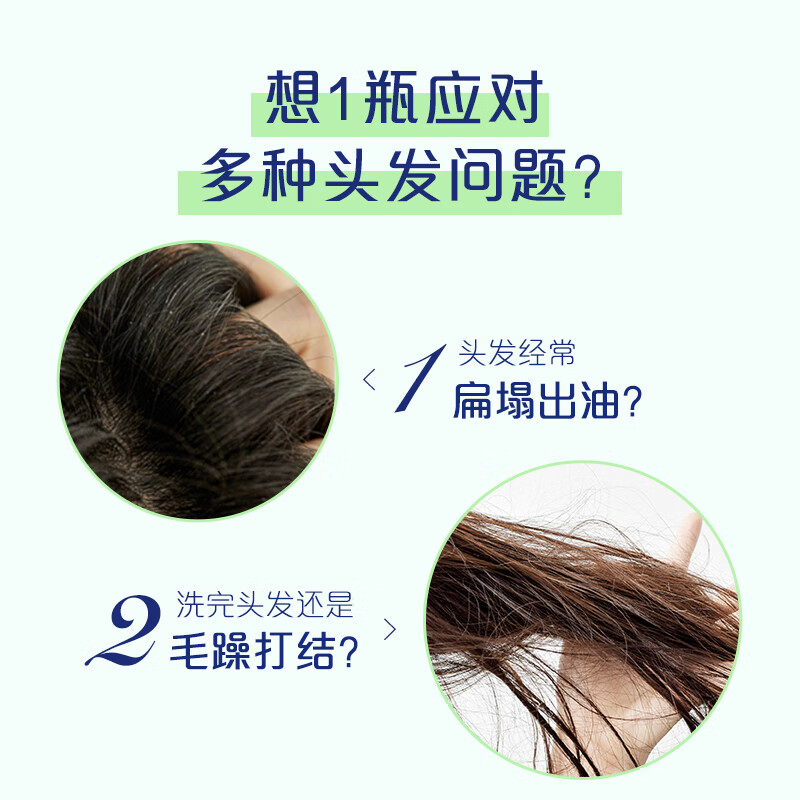 飘柔 洗发露 双效去油清爽型 绿茶精华1kg (单位:瓶)高清大图