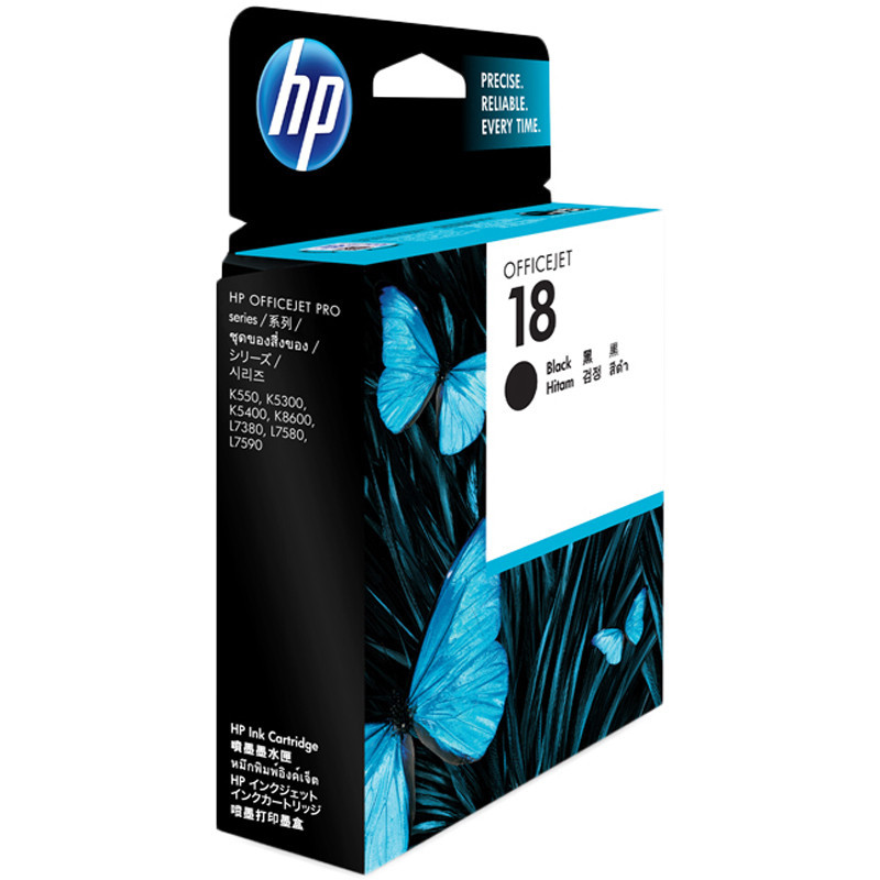 惠普(HP)C4936A 18 黑色墨盒(墨盒/墨水)适用 HP OfficejetL7380 L7580 L7590