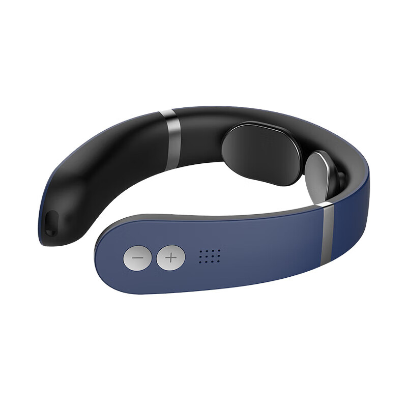 飞利浦(PHILIPS)颈椎按摩器颈部按摩仪肩部按摩器肩颈脖子按摩仪温和脉冲三档热敷 3305N-深蓝