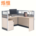 烁恒 屏风工位 L型单人＋柜右 套