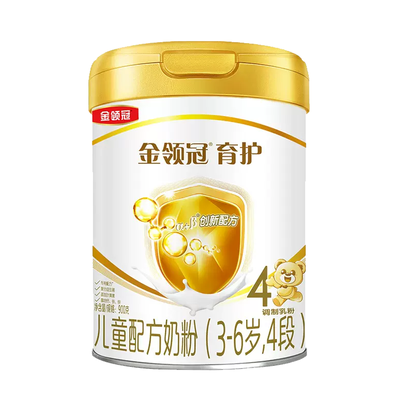 伊利(YILI)金领冠 儿童配方奶粉900g罐装 金领冠4段罐装高清大图