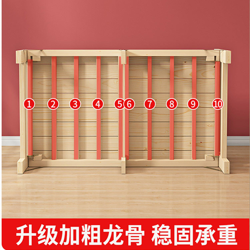 床加宽拼接床神器折叠实木床铺带护栏儿童床扩宽大床侧边加长小床无缝大人用折叠床