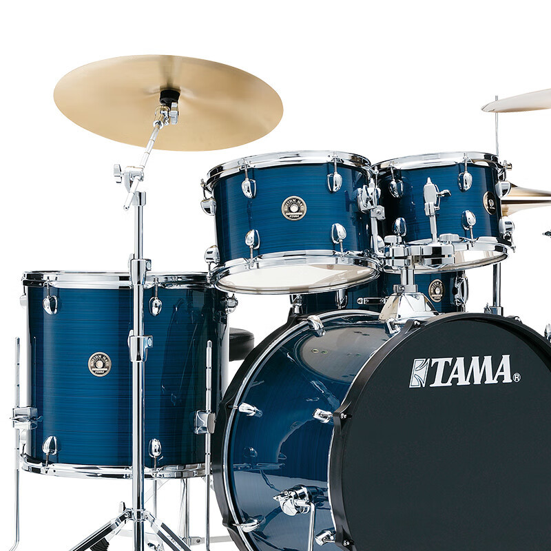 TAMA 架子鼓 炫彩之星RL52KH6 节奏伴侣 儿童初学者通用爵士架子鼓[五鼓三镲]舞台原声款