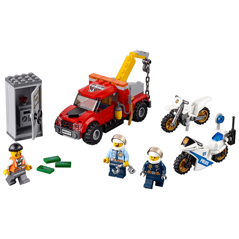 LEGO 乐高 City城市系列 追踪重型拖车60137 玩具 100-200块 5-12岁塑料