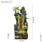 大型假山流水喷泉庭院室内花园落地鱼缸庭院景观玄关客厅造景摆件