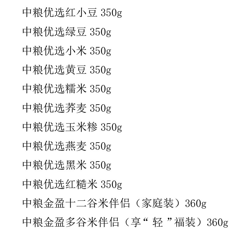 中粮五谷丰登京材H高清大图