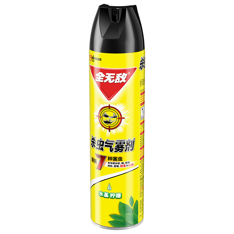 全无敌 杀虫气雾剂 柠檬香型 600ml 灭蟑 杀蟑 杀飞虫 灭虫剂 除虫剂 杀虫水 杀虫剂[新老包装随机发货]