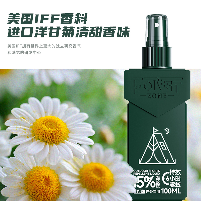 森林地带 肩章系列 驱蚊液-100ML(野趣款)高清大图