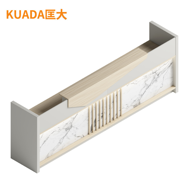 匡大 接待台 3.2米前台桌 商务办公接待桌 KDT-13R3201高清大图
