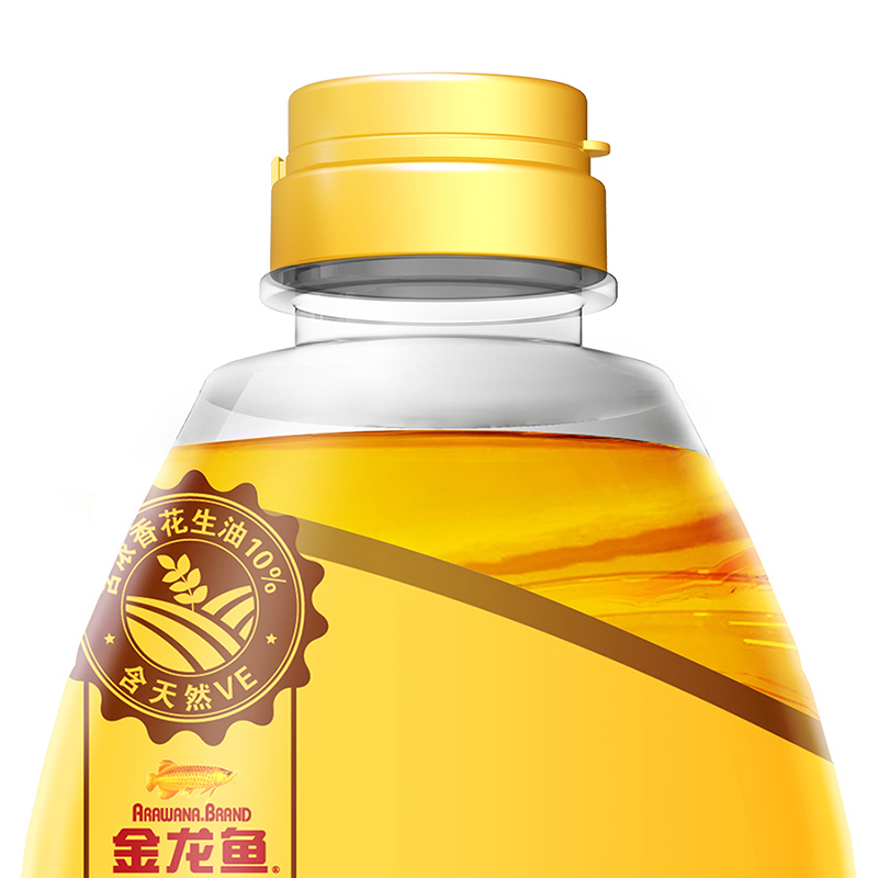金龙鱼 稻谷鲜生食用植物调和油900mL 食用油