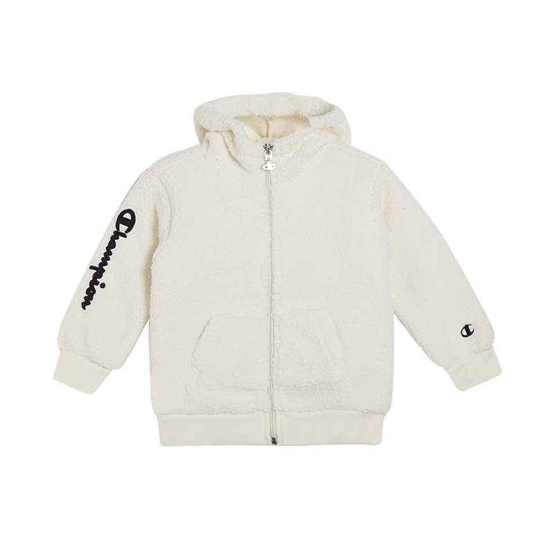 Champion/冠军男女童混纺连帽外套经典logo图案高端儿童卫衣/帽衫