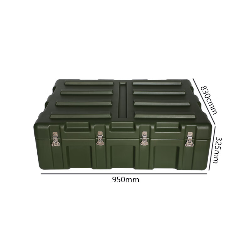 忠将仕ZJS8-JSD9568325便携器材箱滚塑箱手提箱工具箱航拍仪器箱绿色950*680*325mm