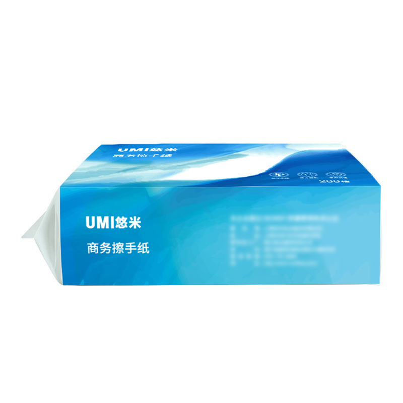 悠米(UMI)C06002W单层三折 商务擦手纸 200抽 20包/箱(1箱装)