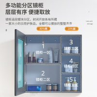 法恩莎(FAENZA) FPGD3695E-1 卫生间绒面铁灰色浴室柜 阳台带镜柜洗手洗脸洗漱台盆柜组合套装