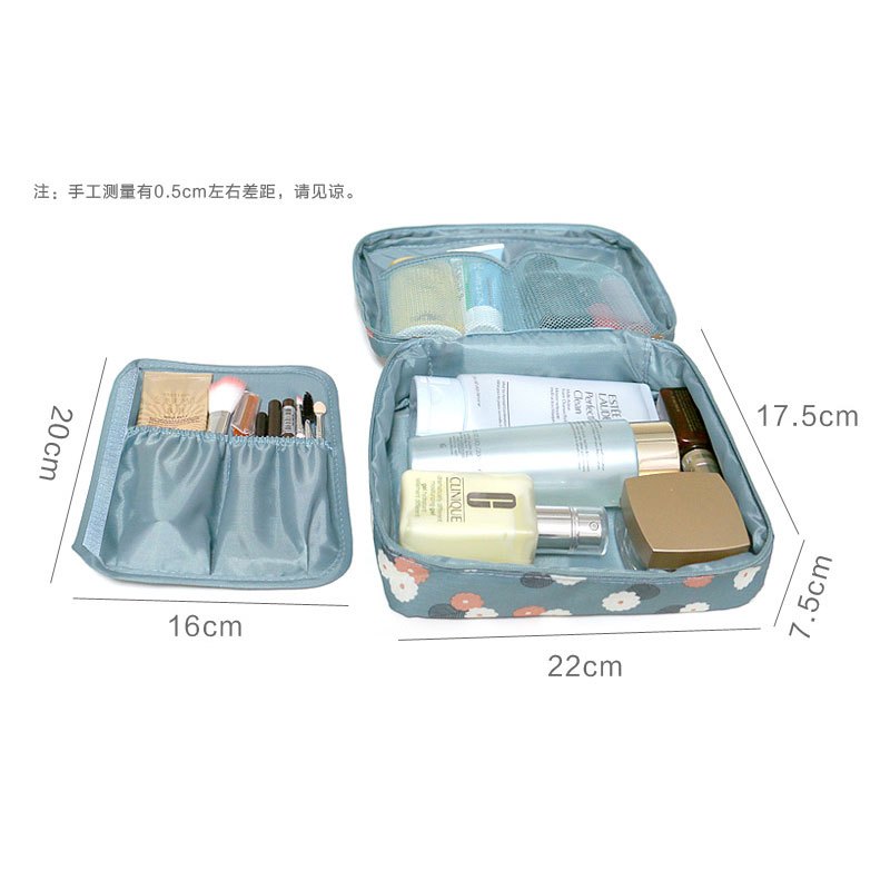 趣涉家居便携旅行套装洗漱包出差旅游女士收纳袋化妆包小号简约创意日用收纳用品收纳包