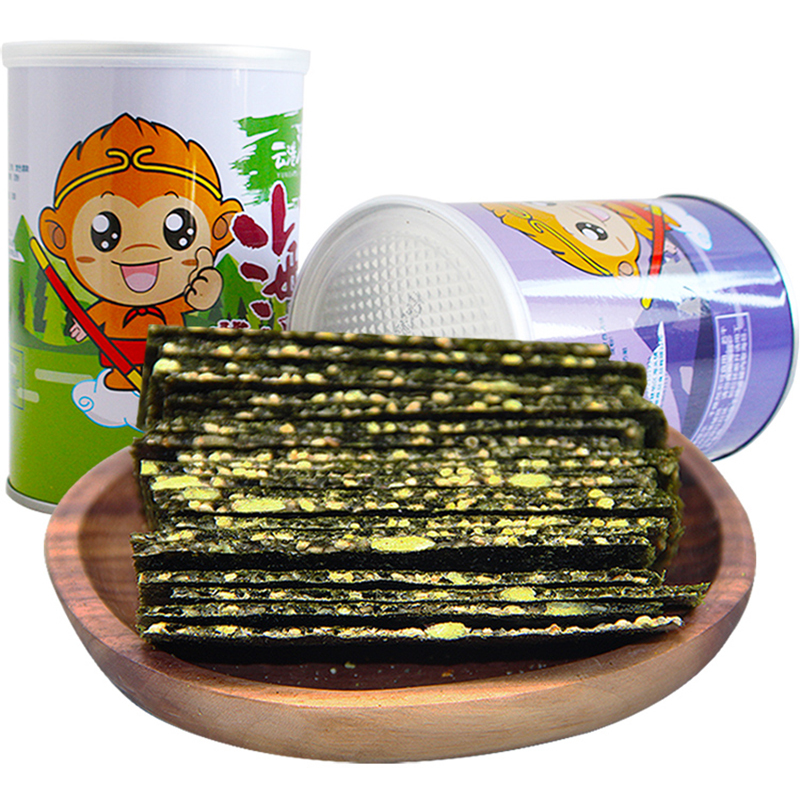 云港海味 夹心脆 40g/罐 芝麻味海苔