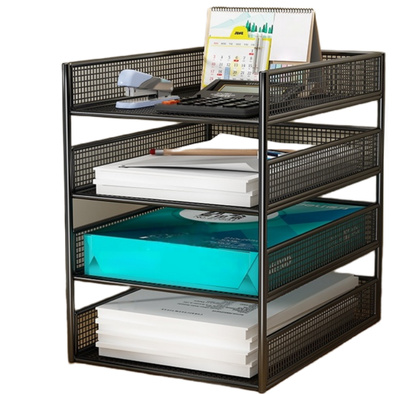 铭思达文件架竖款四层个高清大图