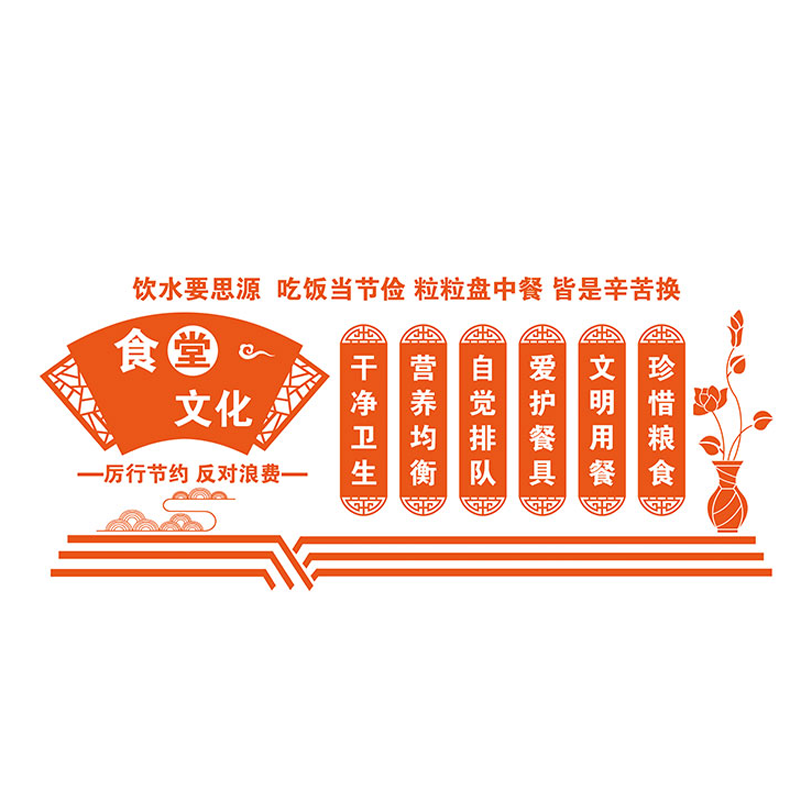豫众诺 墙面文化 5100*1450mm 个高清大图