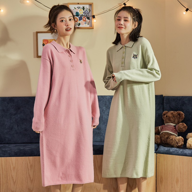 唐狮冬季新款连衣裙女连衣裙