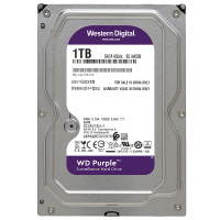 西部数据(WD)紫盘 1TB SATA 6Gb/s 64M 监控硬盘7*24小时(WD10EJRX)