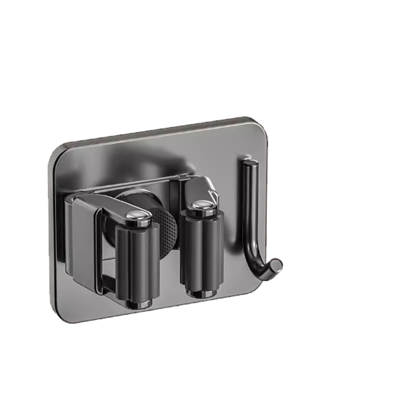 臻彩拖把壁挂夹单夹带挂钩高清大图