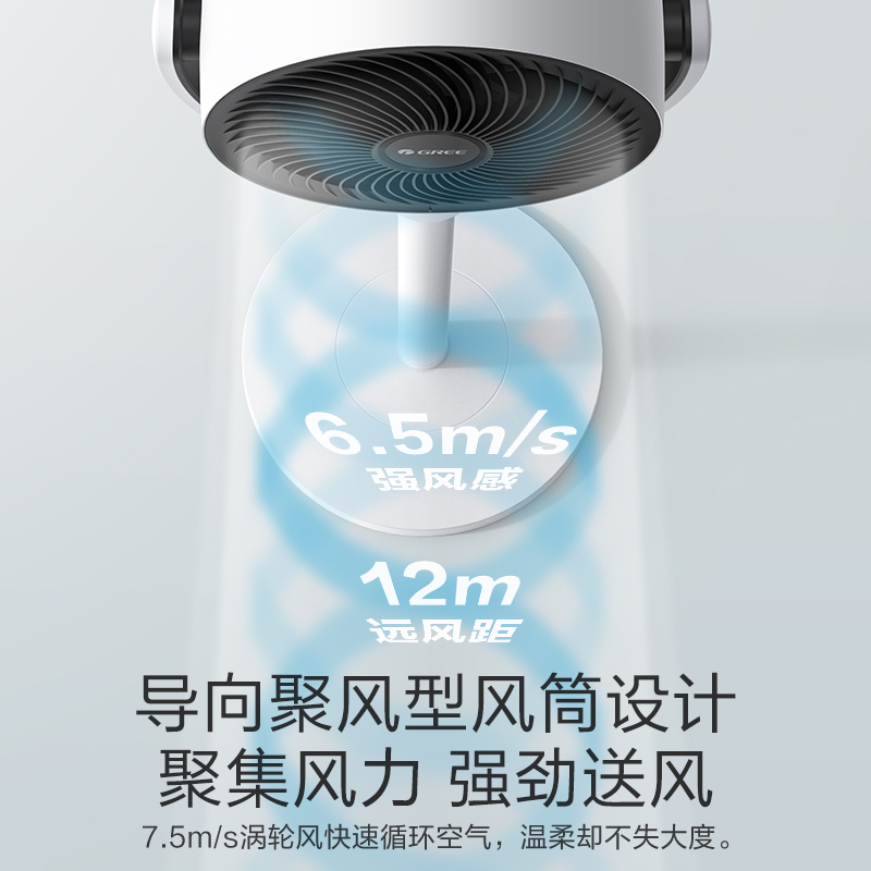 格力(GREE)循环扇FXDZ-20X61Bg5空气循环扇家用静音落地遥控台地立式摇头定时台式桌面电风扇
