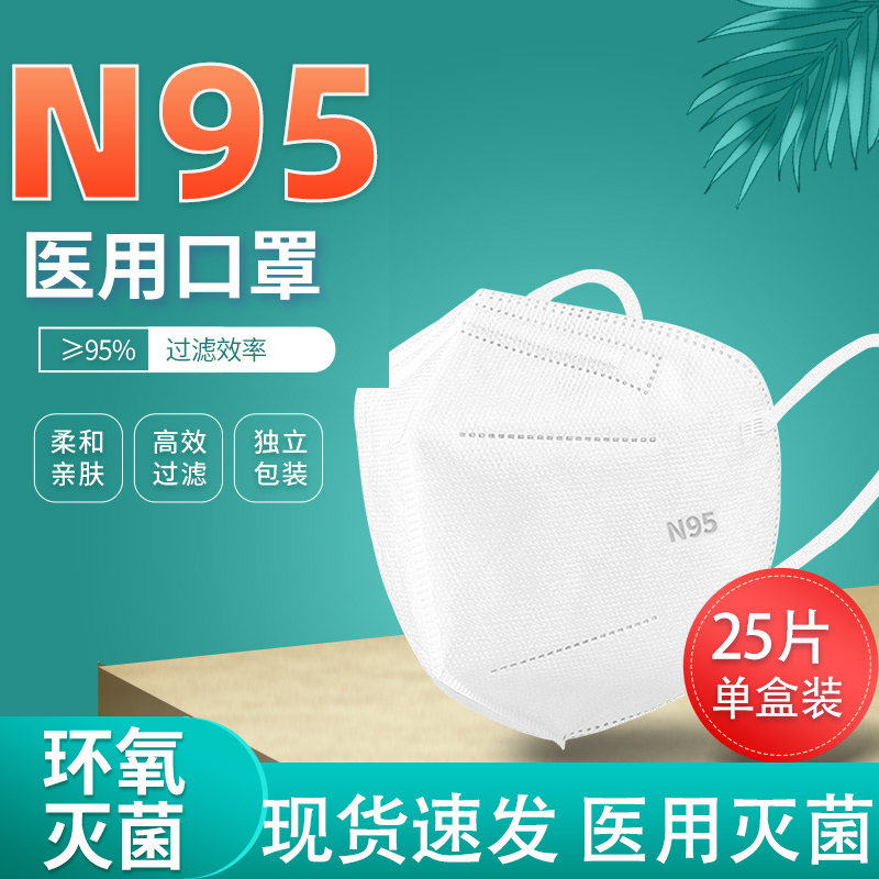 迎科KN95口罩n95灭菌级外科独立包装医用正规正品官方旗舰店一次性医疗级别