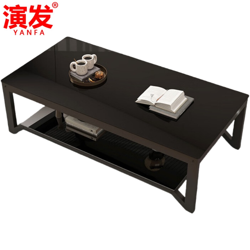 演发 钢化玻璃茶几1米 张高清大图