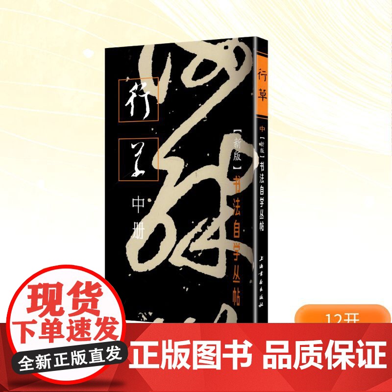 书法自学丛帖——行草(中册) 上海书画出版社编 著 毛笔书法 艺术 上海书画出版社高清大图