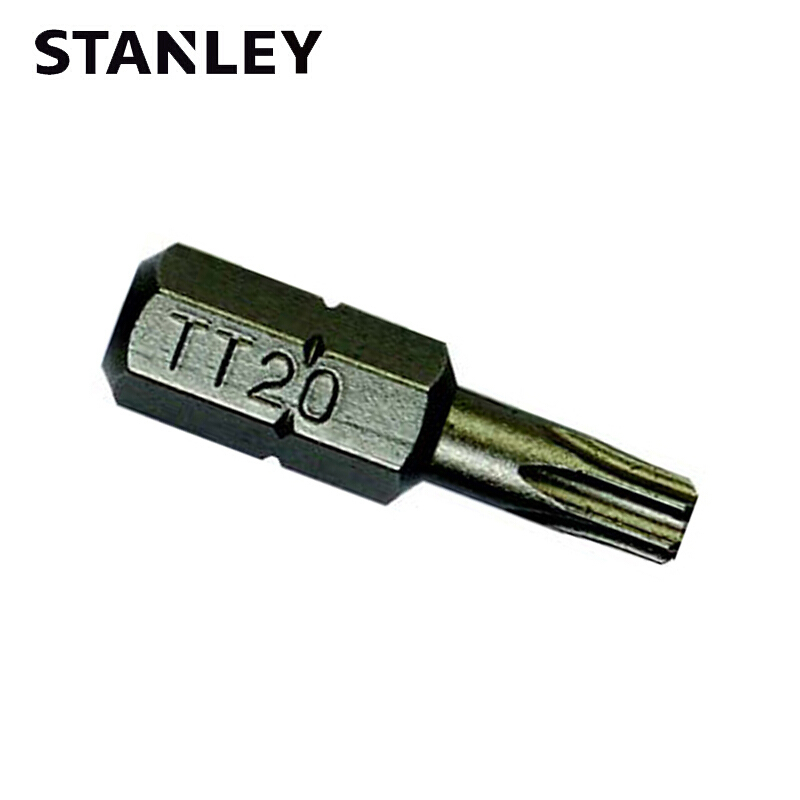 史丹利(STANLEY) ZQ6.3MM系列中孔花形旋具头TT20x50mm(x10) 63-076T-23 18189