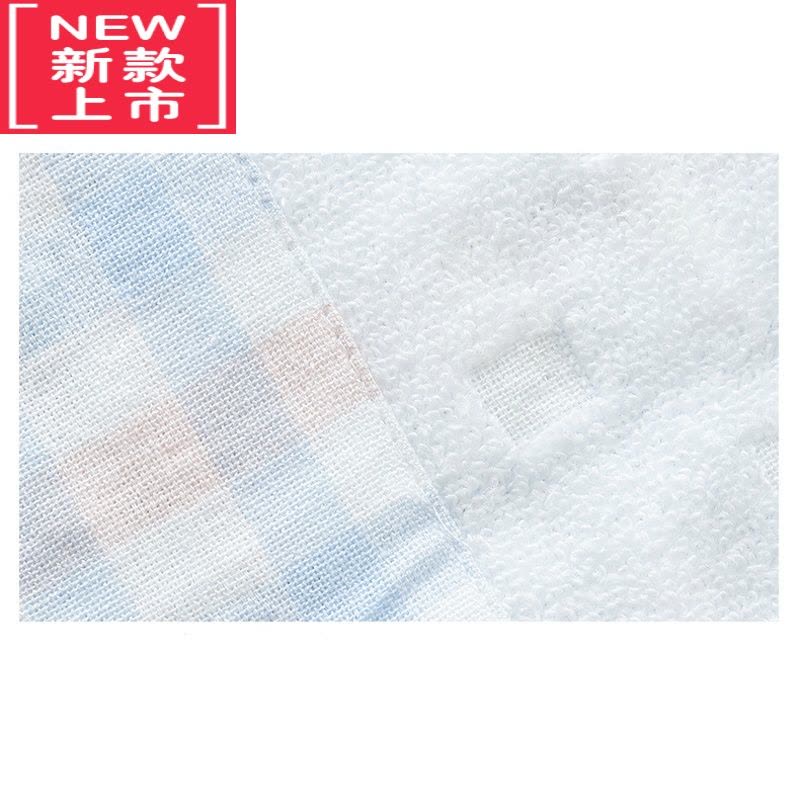 可莉允毛巾柔软女士双层纱布方巾吸水儿童洗脸面巾两条装图片