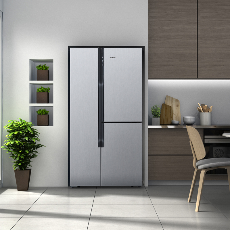 SIEMENS/西门子 KA96FA19TI 零度保鲜 无霜变频大容量 对开门三门高清大图