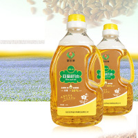 [中华特色]泰安馆 富世康 亚麻籽油1.8L 冷榨 胡麻油 食用油 华东
