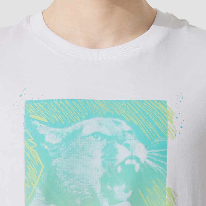 彪马（PUMA）男装 新款运动服跑步健身训练服舒适透气短袖时尚T恤690277-02 ZP高清大图