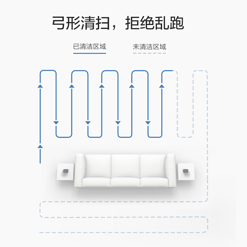 海尔(Haier)扫地机器人TAB-T535H 规划式清扫 WiFi智控自动清扫 自动回充 0.6升尘盒 吸尘器扫地机