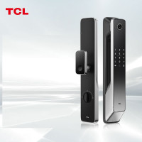 TCL 智能门锁 P10 灵眸小金刚 指静脉全自动智能锁 9种开锁方式 雪域灰 (台)