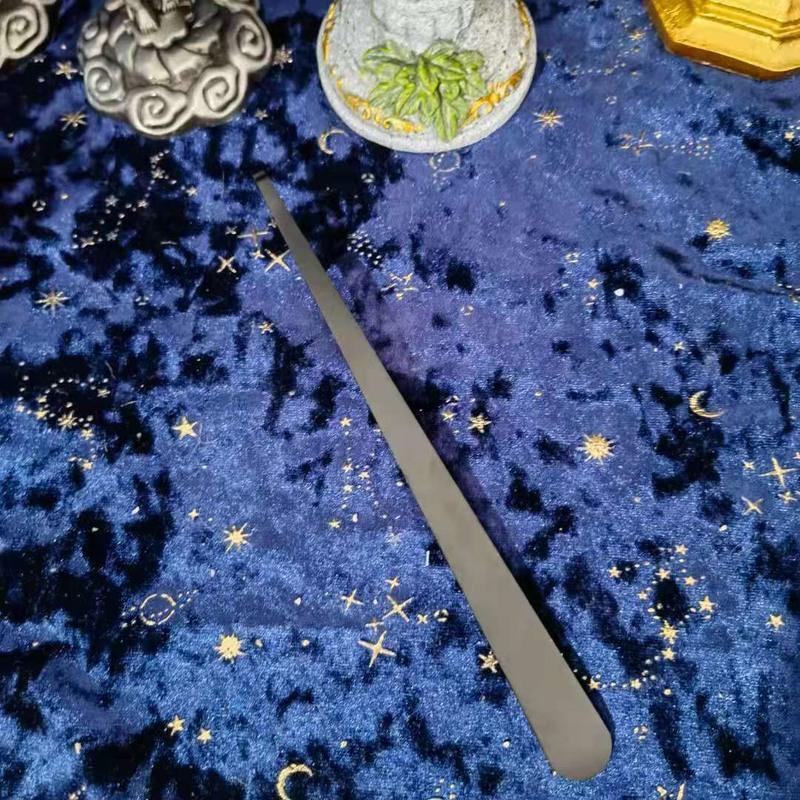 灭烛器黑色 蜡烛 灭火勾 烛芯勾 烛芯剪 灭烛器 烛台 四件套