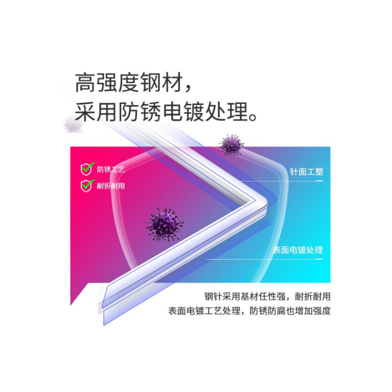 得力(deli)12#易穿透省力订书钉 办公订书针 10盒装(1000枚/盒)银色