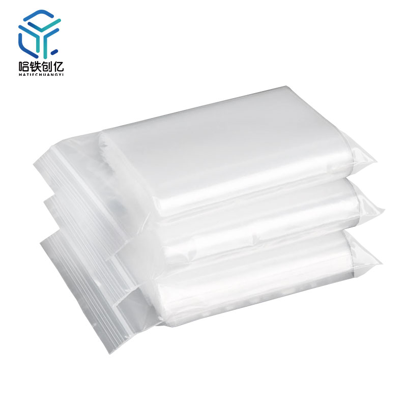 哈铁创亿 加厚透明食品PE自封袋 70*100mm 500个 包高清大图