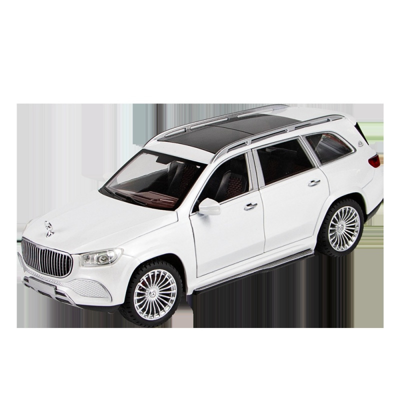 奔驰迈巴赫gls600汽车模型124越野车六开门仿真合金车回力男孩儿童
