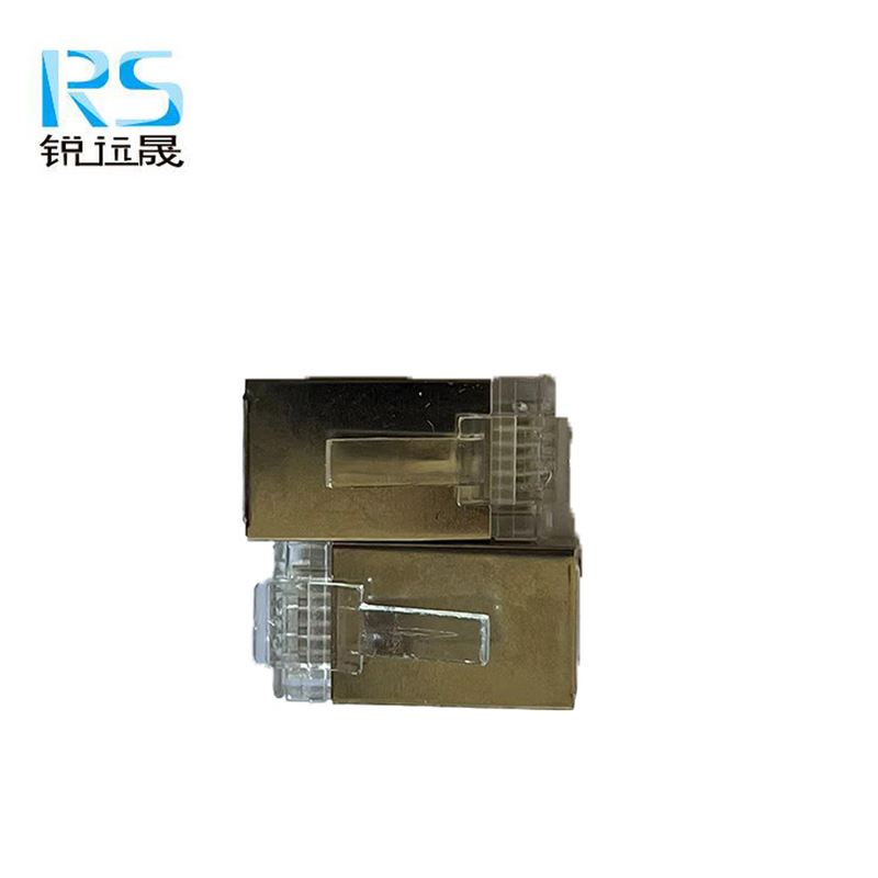 锐远晟 六类屏蔽水晶头 RYS-SJT 100个/包高清大图