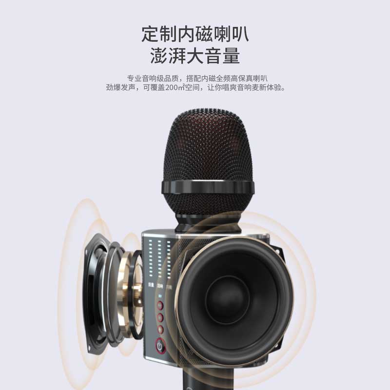 屁颠虫(Hifier)无线话筒音响一体麦克风全民K歌录歌手机抖音直播套装儿童娱乐家庭KTV户外扩音车载G50Pro苹果版高清大图