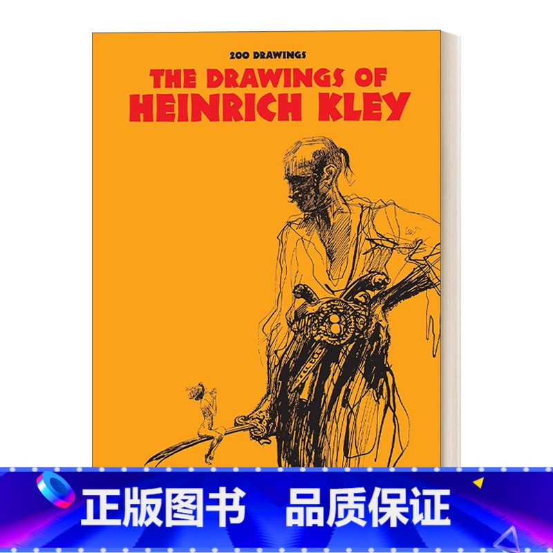 海因里希克莱的素描画作 【正版】英文原版 Keys to Drawing 素描的诀窍 英文版 进口英语原版书籍
