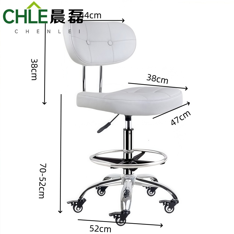晨磊 吧台椅 锁定滑轮 把高清大图